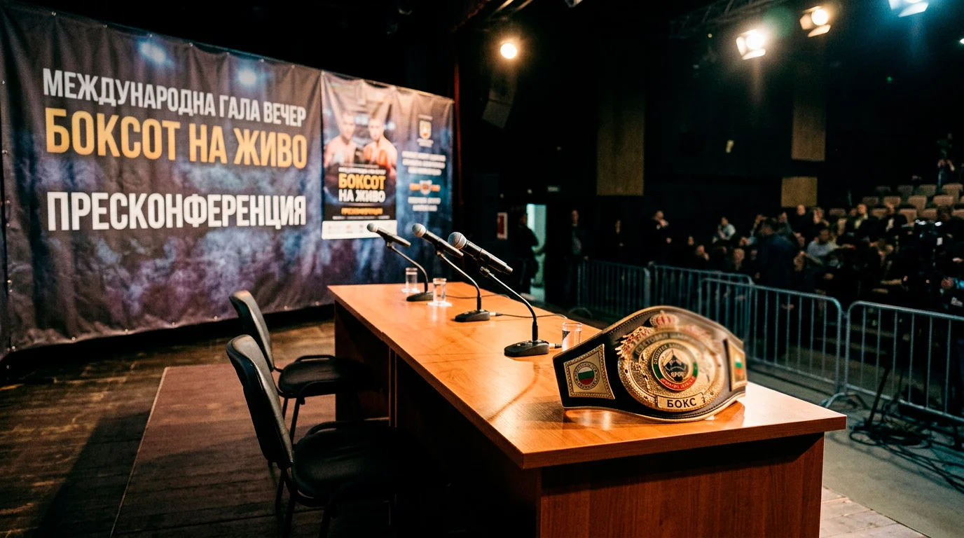 Анонс на задължителен претендент за IBF титла на боксова пресконференция