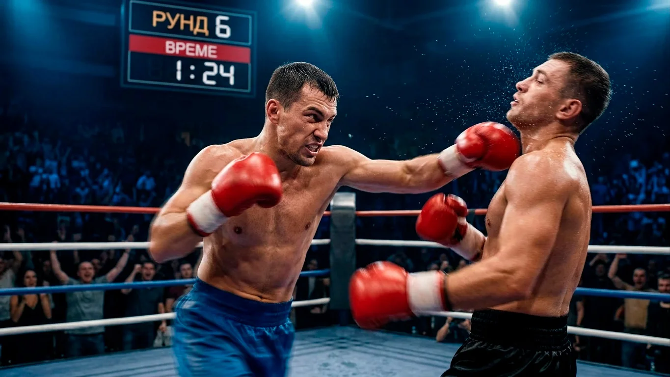 Двама боксьори разменят серии в средата на ринга — пулсът на мача, който CompuBox мери в числа